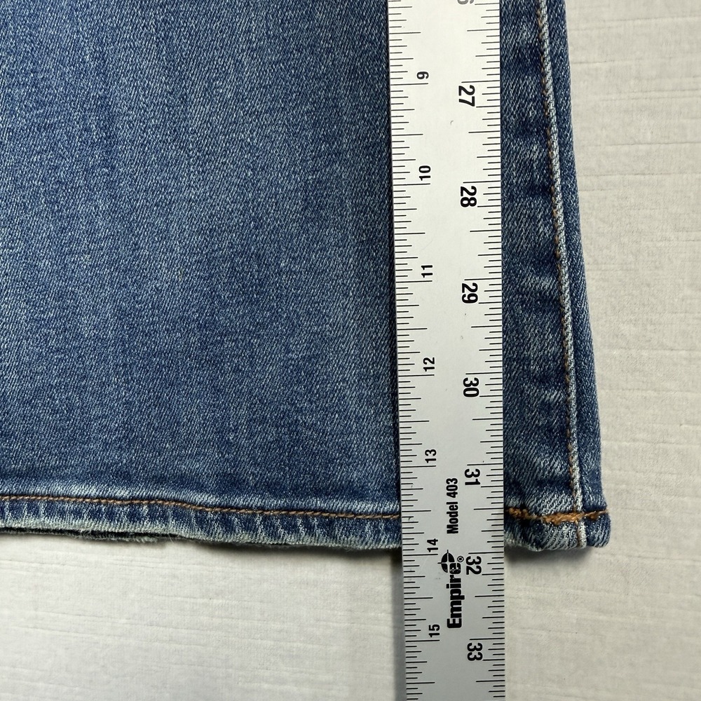 American Eagle Kick Boot Jeans Women 12 Stretch‎ Vintage Distressed Look - Picture 14 of 16